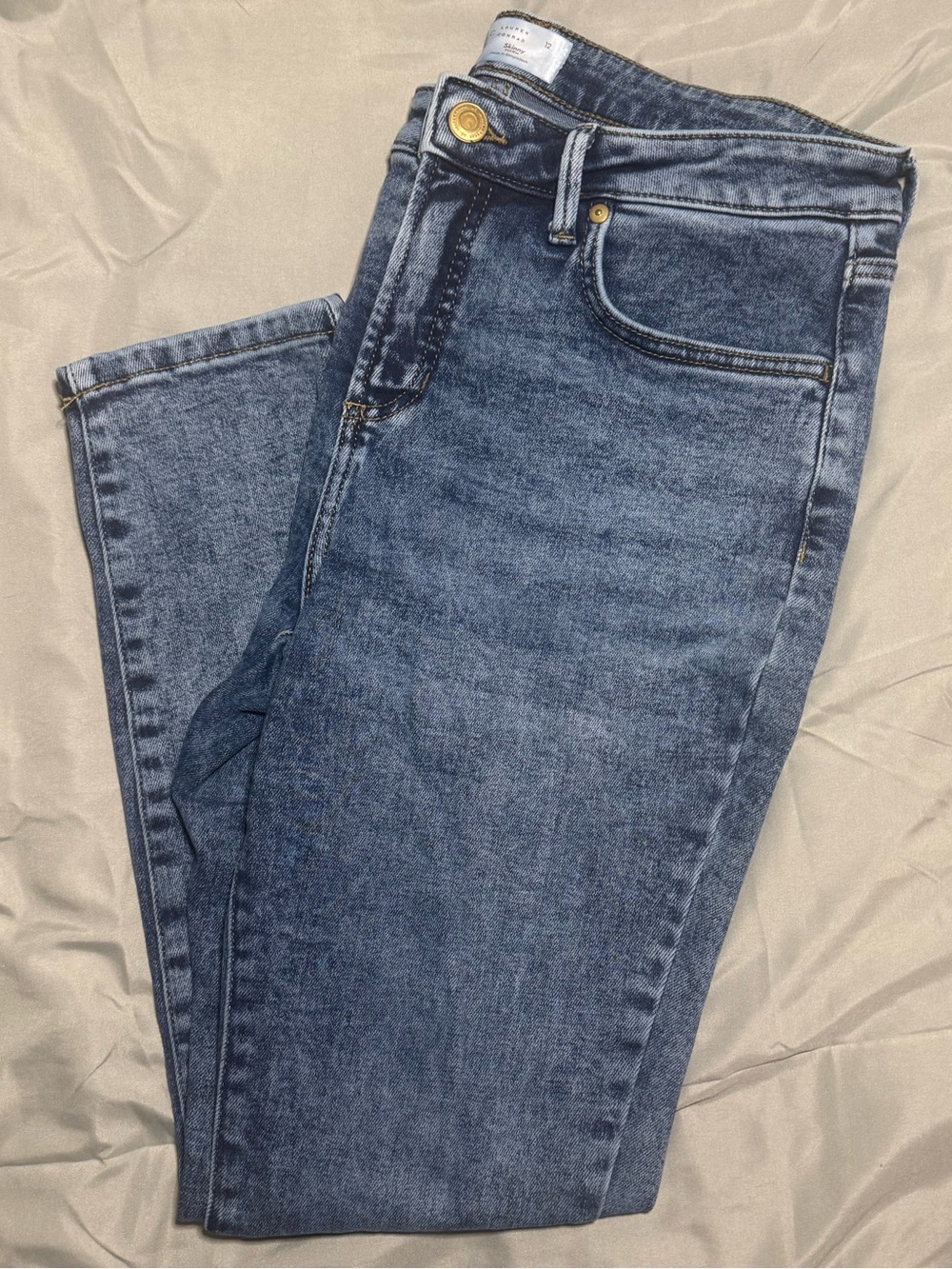 LC Lauren Conrad High-Rise Jeans in Indigo Wash